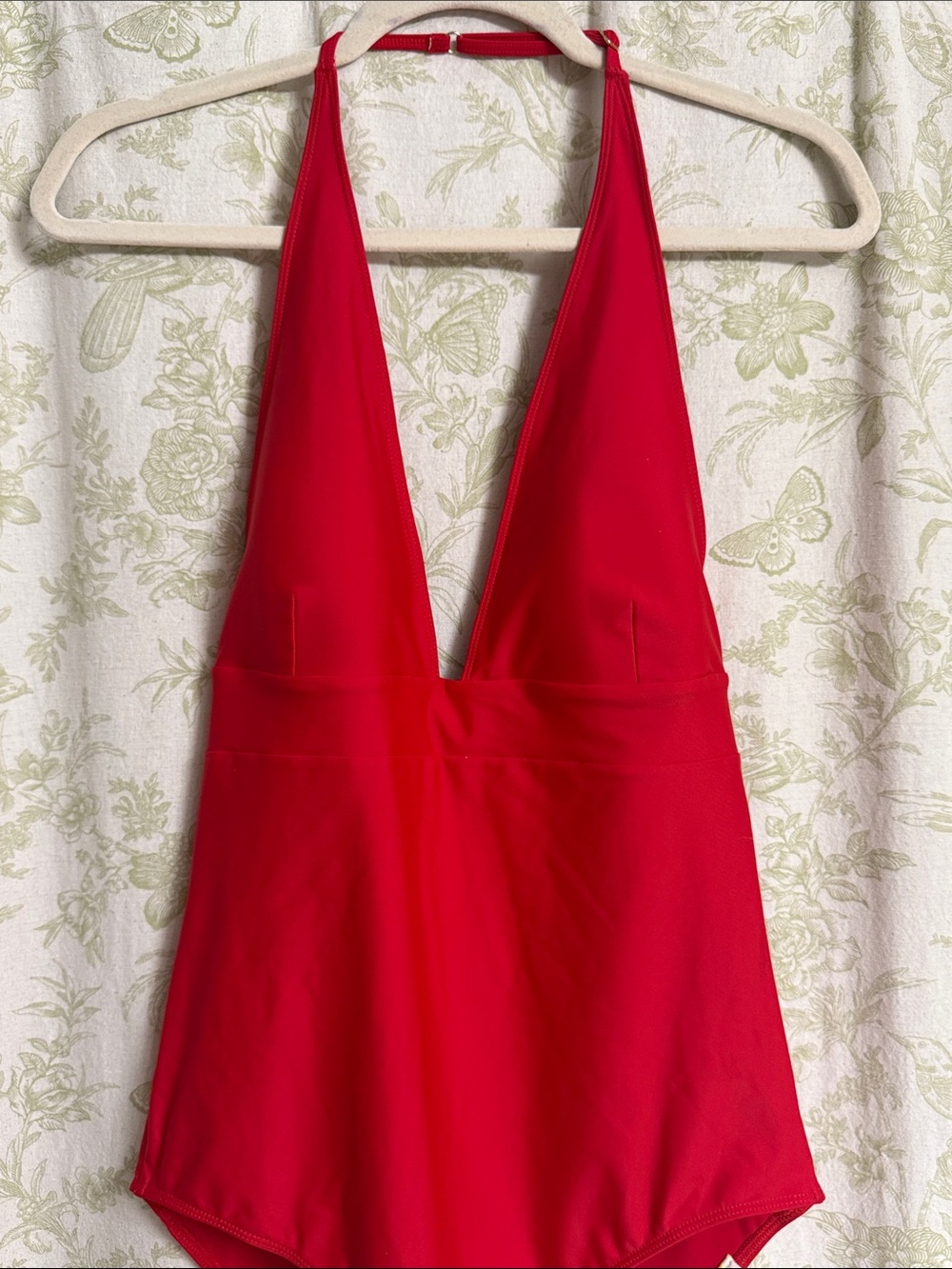 Summersalt Halter Plunge Red Swimsuit - Picture 5 of 7